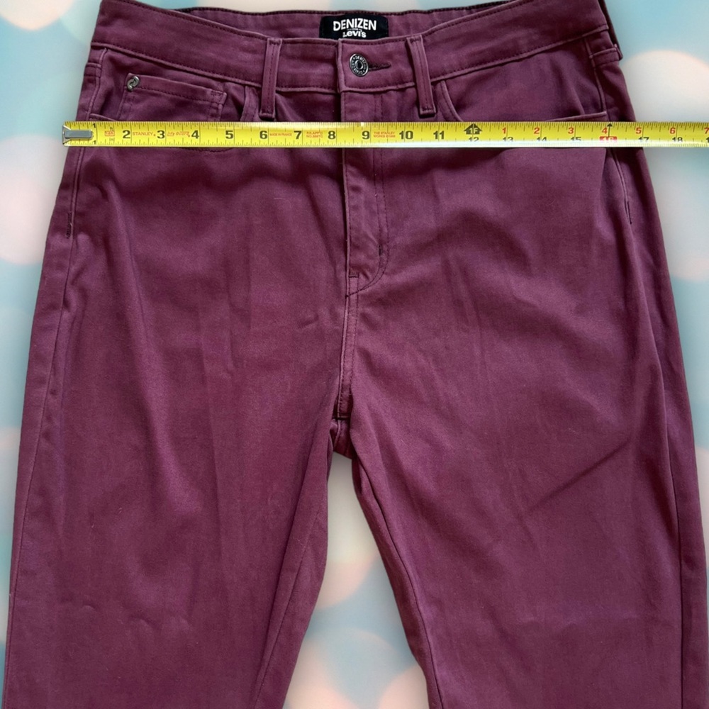 Levi’s Plus Size Women’s Purple Burgundy High Rise Super Skinny Jeans Size 18 - Picture 5 of 8